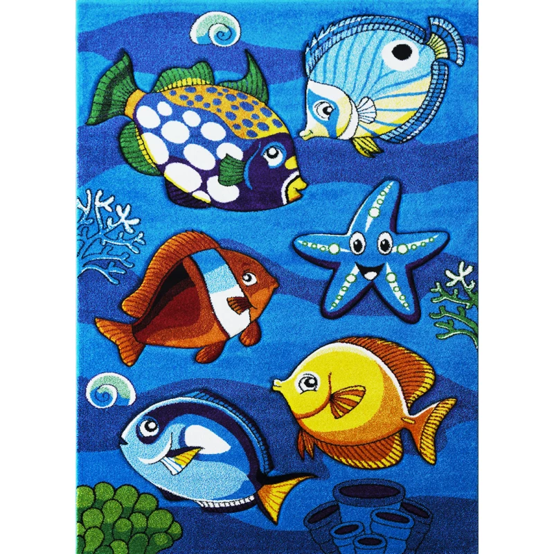 Gyerekszoba szőnyeg 120x180 DORRIS 2 - kék