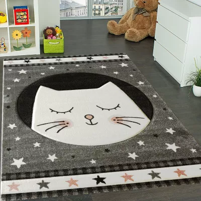 Gyerek darab szőnyeg 140x190 DORRIS 6 - szürke