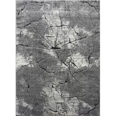 Téglalap alakú szőnyegdarab 100x200 BRAWLEY 8 - szürke / fehér