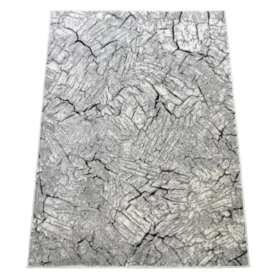 Darab szőnyeg absztrakt mintával 160x220 BRAWLEY 1 - szürke / fehér