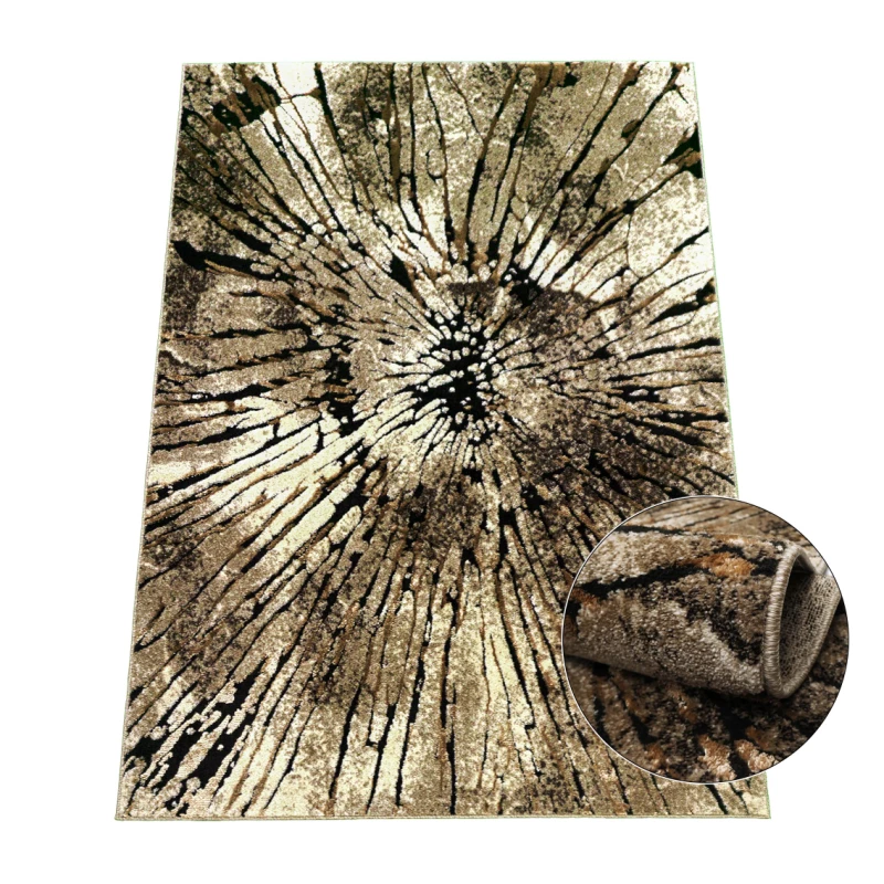 Darabszőnyeg absztrakt mintával 240x330 BRAWLEY 2 - bézs / barna