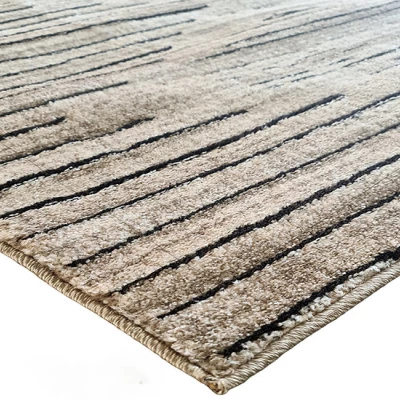 Téglalap alakú szőnyegdarab 160x220 BRAWLEY 9 - bézs / fekete