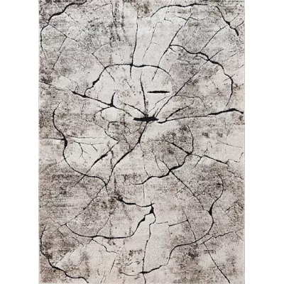 Négyzet alakú szőnyeg 160x160 BRAWLEY 8 - bézs / fekete