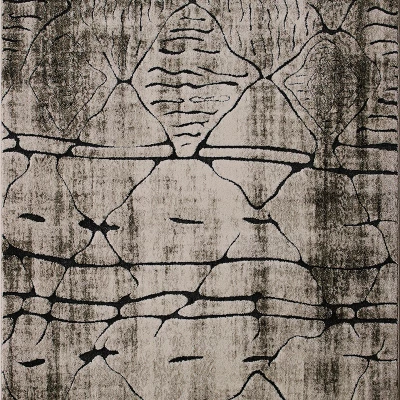 Modern szőnyegdarab 140x190 BRAWLEY 7 - bézs / fekete