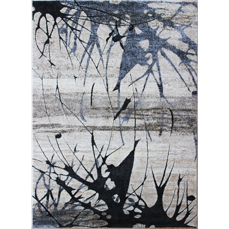 Modern szőnyegdarab 240x330 BRAWLEY 5 - bézs / fekete