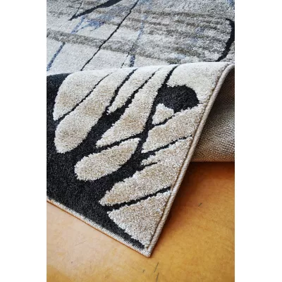 Modern szőnyegdarab 120x180 BRAWLEY 5 - bézs / fekete