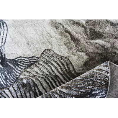 Téglalap alakú szőnyegdarab 80x150 BREA 1 - bézs / arany