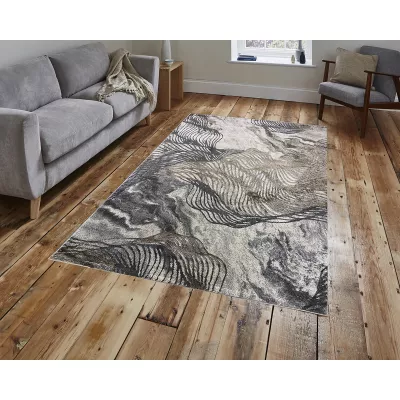 Téglalap alakú szőnyegdarab 180x260 BREA 1 - bézs / arany