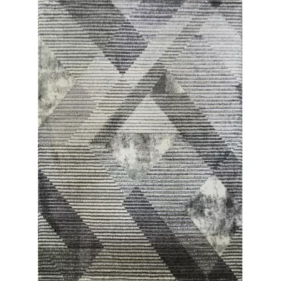 Téglalap alakú szőnyegdarab 60x100 BREA 2 - szürke / fehér