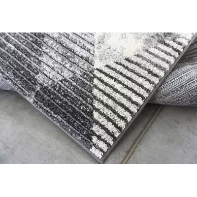 Téglalap alakú szőnyegdarab 60x100 BREA 2 - szürke / fehér