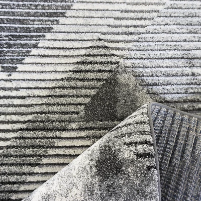 Téglalap alakú szőnyegdarab 180x260 BREA 2 - szürke / fehér