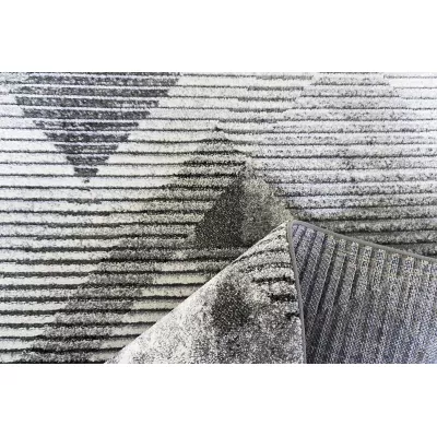 Téglalap alakú szőnyegdarab 180x260 BREA 2 - szürke / fehér
