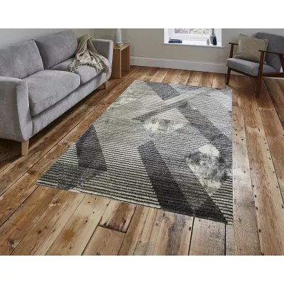 Téglalap alakú szőnyegdarab 180x260 BREA 2 - szürke / fehér