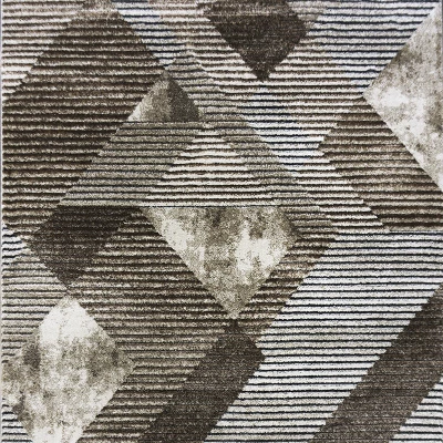 Téglalap alakú szőnyegdarab 120x180 BREA 2 - bézs / barna