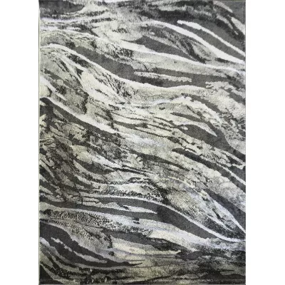 Téglalap alakú szőnyegdarab 80x150 BREA 3 - szürke / fehér