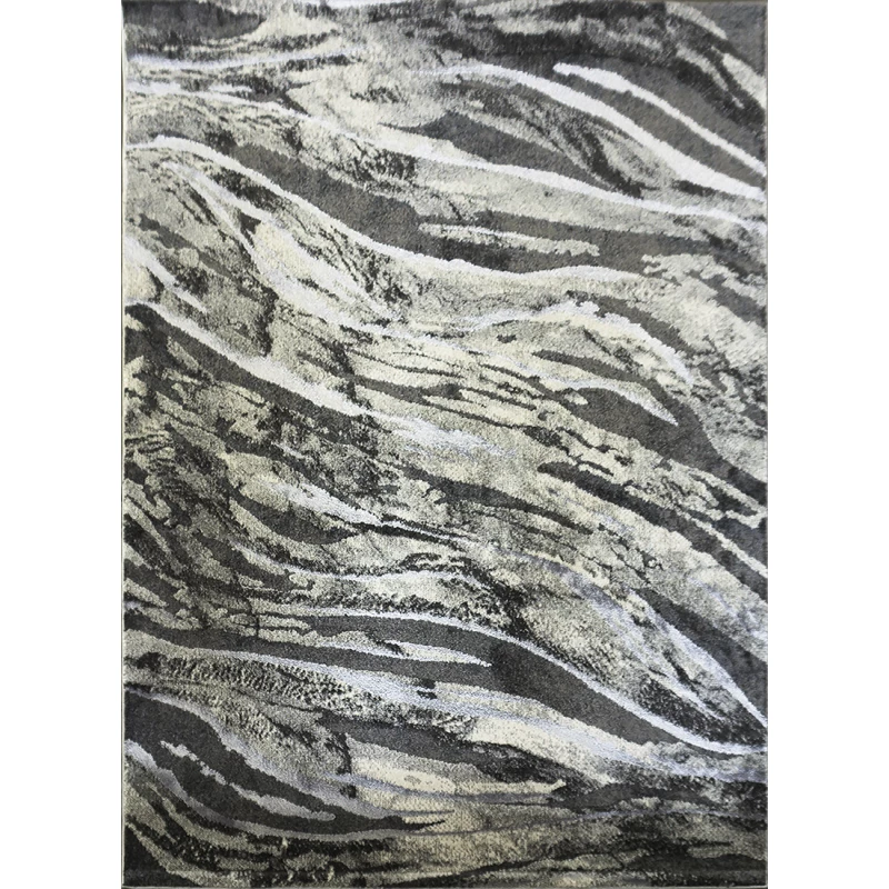 Téglalap alakú szőnyegdarab 140x190 BREA 3 - szürke / fehér