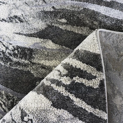 Téglalap alakú szőnyegdarab 120x180 BREA 3 - szürke / fehér