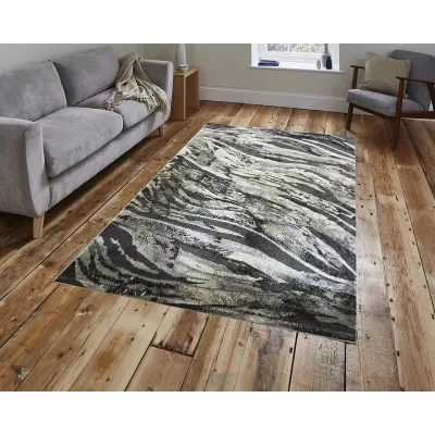 Téglalap alakú szőnyegdarab 180x260 BREA 3 - szürke / fehér
