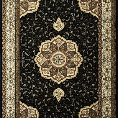 Szőnyeg keleties mintával 150x230 CAMBRIA 1 - fekete