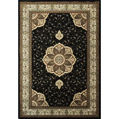Szőnyeg keleties mintával 150x230 CAMBRIA 1 - fekete