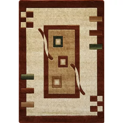 Modern mintás szőnyegdarab 120x180 ARTESIA 4 - barna
