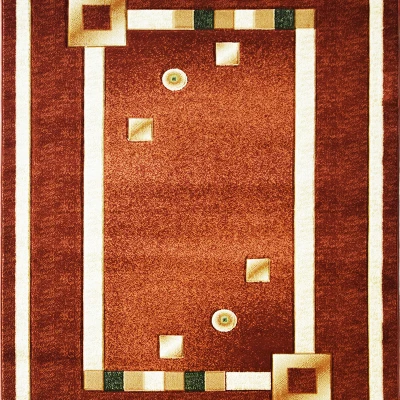 Modern darab mintás szőnyeg 120x180 ARTESIA 5 - barna