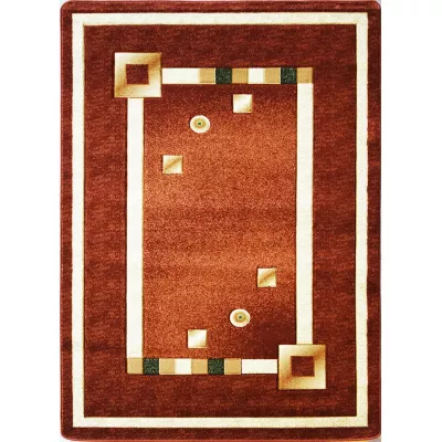 Modern darab mintás szőnyeg 120x180 ARTESIA 5 - barna