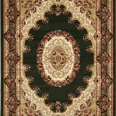 Keleti darab ovális szőnyeg 200x290 ARTESIA 9 - többszínű / zöld