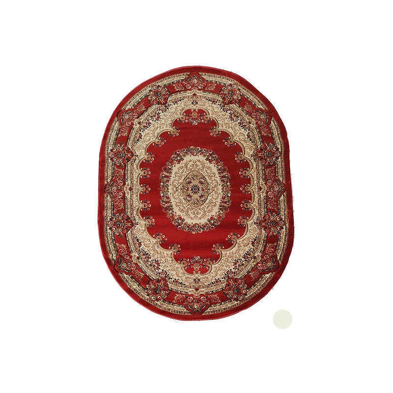 Keleti darab ovális szőnyeg 200x290 ARTESIA 10 - piros