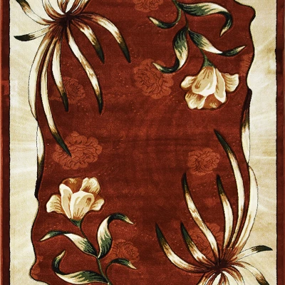 Modern ovális szőnyegdarab 180x260 ARTESIA 19 - barna