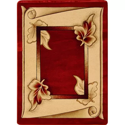 Modern ovális szőnyegdarab 200x290 ARTESIA 20 - piros