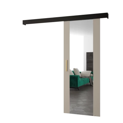 Tolóajtó arany fogantyúval SALOME 2 - 80 cm, kasmír / fekete