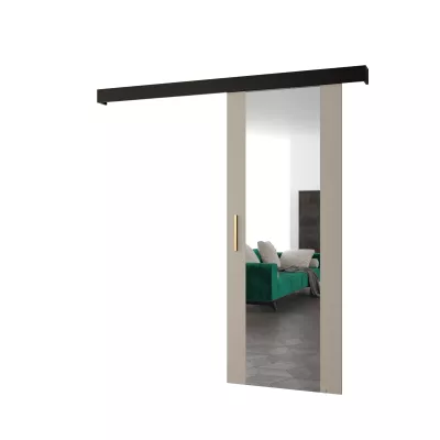 Tolóajtó arany fogantyúval SALOME 2 - 80 cm, kasmír / fekete