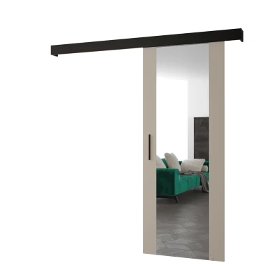 Tolóajtó fekete fogantyúval SALOME 2 - 80 cm, kasmír / fekete