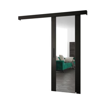 Tolóajtó fekete fogantyúval SALOME 2 - 80 cm, fekete