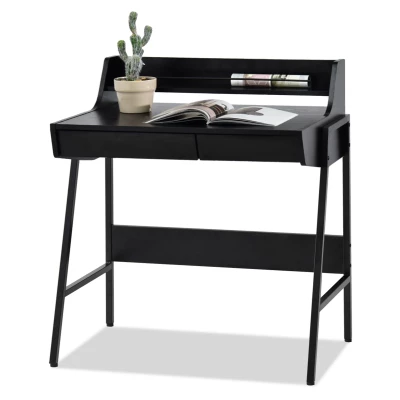 Minimalista íróasztal RENO - fekete