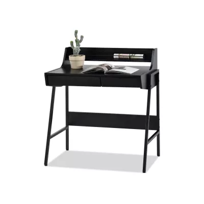 Minimalista íróasztal RENO - fekete