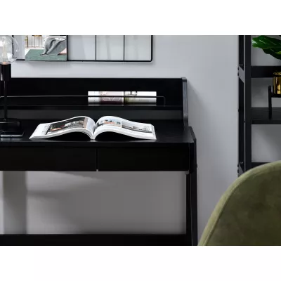 Minimalista íróasztal RENO - fekete