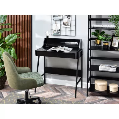 Minimalista íróasztal RENO - fekete