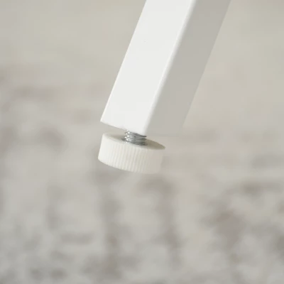 Minimalista íróasztal RENO - fehér / tölgyfa