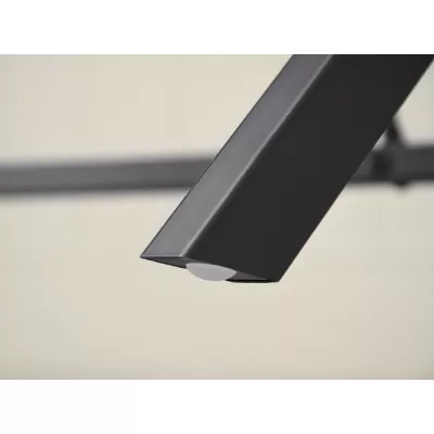 TARAS design íróasztal - fekete / tölgyfa