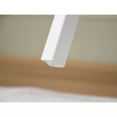 ERCHIS íróasztal - fehér / tölgyfa