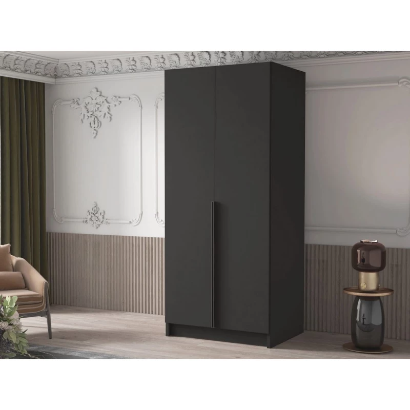 Keskeny gardrób 100 cm SELLY 1 - fekete