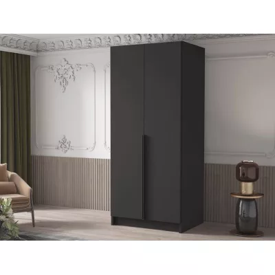 Keskeny gardrób 100 cm SELLY 1 - fekete