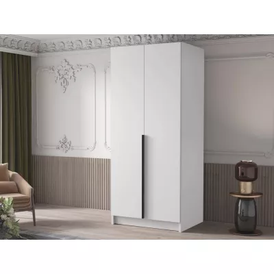 Keskeny gardrób 100 cm SELLY 1 - fehér / fekete