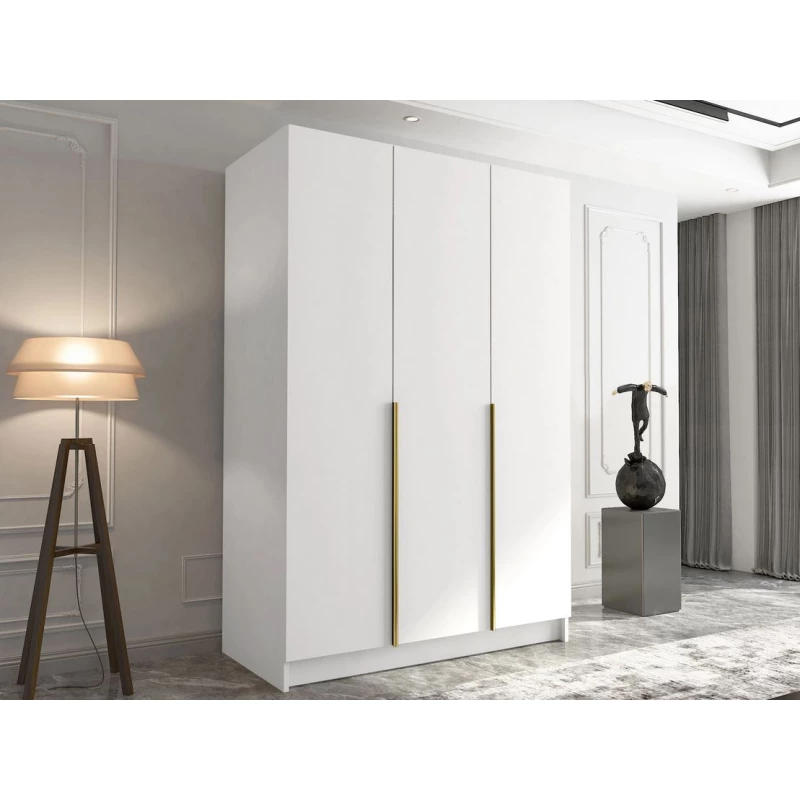 Magas gardrób 150 cm SHEELA 1 - fehér / arany