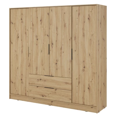 Négyajtós szekrény 206 cm COSIMA - artisan tölgyfa
