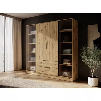 Kombinált gardrób 206 cm COSIMA - artisan tölgyfa