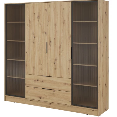 Kombinált gardrób 206 cm COSIMA - artisan tölgyfa