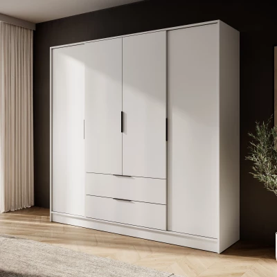 Négyajtós gardróbszekrény 206 cm COSIMA - kasmír